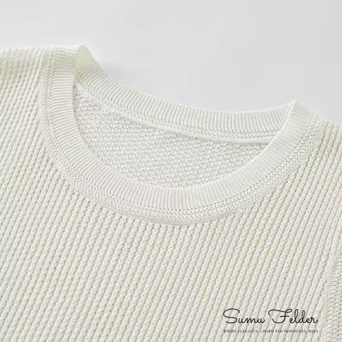 Cotton Rich Sleeveless Knitted Summer Dress, Elegant Resort Wear Vacation Outfit